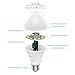 Dusk to Dawn Light Bulbs,AMORNO 7W E26/E27 Smart Sensor Light Bulb with Auto on/Off, Indoor/Outdoor LED Lighting Lamp for Porch, Hallway, Patio, Garage,Hallway(Warm White)