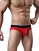 sandbank Men Sexy Bulge Pouch Open Crotchless Briefs Underwear Thongs Jockstrap(US L = Asian Tag XL, 4 Pack-Mix Color #1)