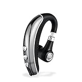 [New] Bluetooth Headset,Ansion Wireless Business Bluetooth 4.1 In Ear Earpiece Earbuds Earphones Headphones with Noise Reduction,Mute Switch,Hands Free with Mic for Office/ Workout/Driver/Trucker