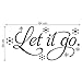 Kinghard New Let It Go Kid's Room Snow Vinyl Frozen Wall Sticker