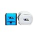 Travel Adapter and Charger by VLG - USB Charging Ports - Super Fast Charging - All International Standard Cell Phone/Desktop/Laptop/Touch Screen Tablet/Computer/GPS Chargers (Sky Blue)