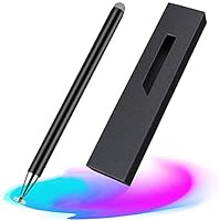 【最新版磁気キャップ2in1】スタイラスペン 高感度 金属製 タッチペン スマートフォン タブレットAndroid/iPad/iPhone用 2Wayモデル 軽量 細/太両側使用可能