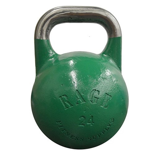 RAGE Fitness Competition Kettlebell, Green, 24kg/52.80-Pound