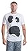 Silly Ghost Face | Spooky Halloween Ghoul Face Easy Costume Unisex T-Shirt-Adult,S White