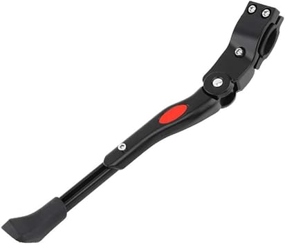 Andoer Suporte para bicicleta de montanha resistente para ciclismo suporte lateral ajustável traseiro Kickstand (branco)