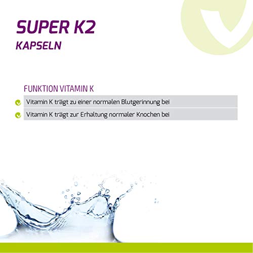 Vita2You Super K2-1200µg Vitamin K2 - Original vitaMK7® - (Natürliches MK-7) mit MK-4 >99% All Trans - 120 Kapseln - Hochdosiert - Premium Qualität – Bild 6