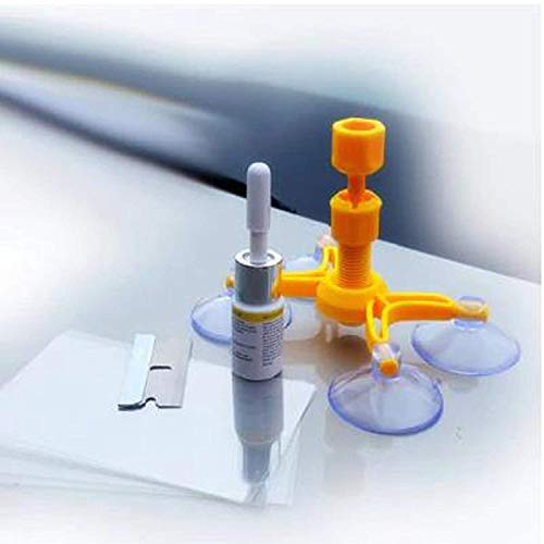 EBS Windshield Repair Kit - Car Glass Scratch Repair Kits Window Repair Tools Chips, Cracks, Bulll's-Eyes Stars