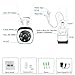 Outdoor WiFi Security Camera, 1080P Wi-Fi IP Camera Two Way Audio Motion Detection Remote Viewing FTP Onvif Night Vision IP66 Waterproof Bullet Surveillance CCTV Cam Support Max 128G SD Card(NO Card)