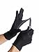 Black Nitrile Disposable Gloves, 5 Mil Thickness, Powder Free, Textured Fingertips, Latex Free, Heavy Duty (100, Large)