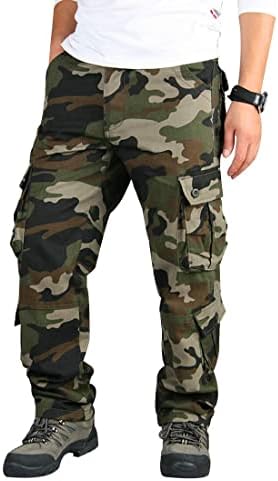 Amazon.com: Mesinsefra Men's Relaxed Fit Cargo Pants,Outdoors Wild