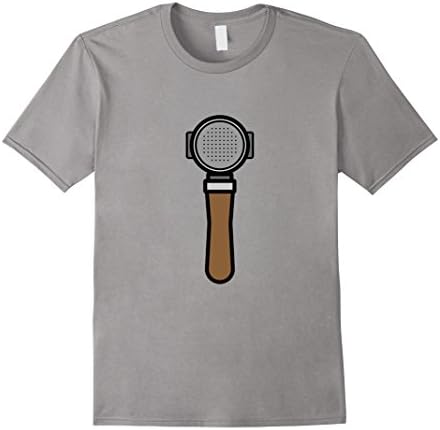 Mens Barista Portafilter Coffee T-Shirt Small Slate