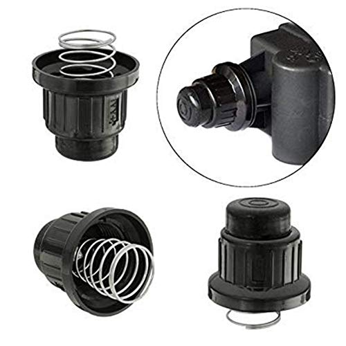 CHUANGRONG-US 2 Pieces Grill Ignitor Cap Push Button Igniter Plastic Replacement (Black)