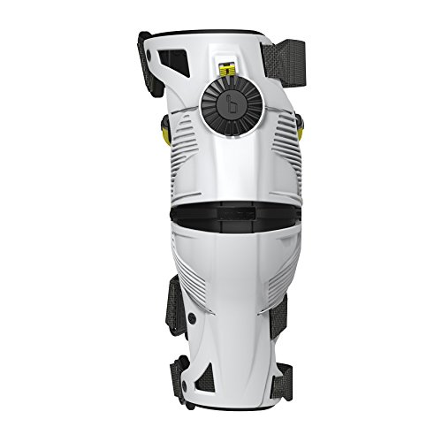 Mobius X8 Knee Braces (MEDIUM) (WHITE/ACID YELLOW)
