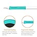 Fintie 2 Pack Silicone Grip Holders Compatible with Apple Pencil Pro, Apple Pencil (USB-C / 1st / 2nd Generation), Ergonomics Protective Skin Sleeve Case Accessories, Mint Green