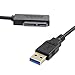 chenyang CY USB 3.0 to 7+6 13Pin Slimline SATA Cable Adapter for Laptop CD DVD ROM Optical Drive