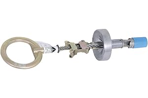 Peakworks Temporary Reusable Drop-in Anchor for Concrete - Industrial, Construction, Roofing Fall Protection - ANSI & OSHA Co