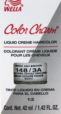 Wella Color Charm Liquid #0148/3A Dark Ash Brown Haircolor (Case of 6)