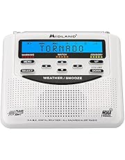Midland - WR120B/WR120EZ - NOAA Emergency Weather Alert Radio - S.A.M.E. Localized Programming, Trilingual Display, 60+ Emergency Alerts, & Alarm Clock (WR120B - Box Packaging)