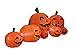 7.5 Foot Long Inflatable Halloween Pumpkins
