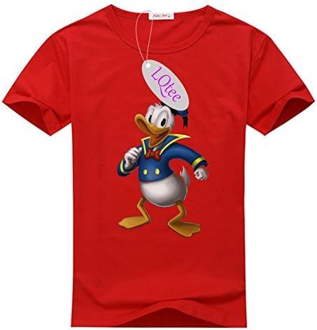 Personalized Donald Duck Baseball Tee-shirt, Brand New Men's O-neck Tshirts at LQtee