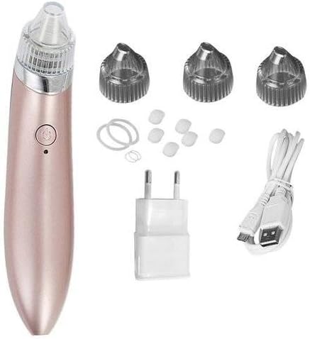 Bestmotoring Portable Ultrasonic XN-8030 Electric Blackheads Suction Remover Clean Skin Pore Cleanser Vacuum (pink)