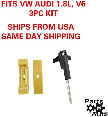 Timing Cam Chain Tensioner Adjuster Pads Chain tool kit 3pc For VW Audi 1.8L,V6