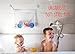 Hello Little Monsters Bath Tub Organizer - Keep Baby Toys Dry and Without Mold - The mesh Bag is Easy to Install and Durable - Toys Holder - 2X Extra Suction Cups with Hooks