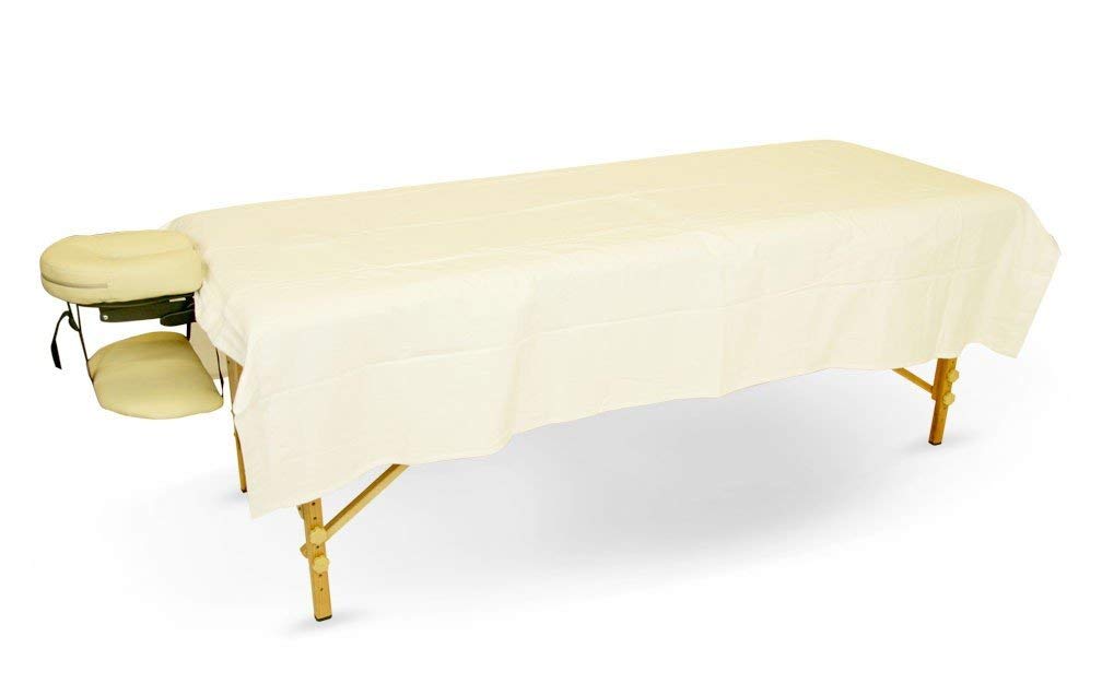 SPA Massage Table Length Plush Durable Fleece Blanket (Cream) : Beauty
