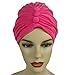 BEEMO Women’s Soft Terry Cloth Turban Head Cover with Knot or Button Head Wrap