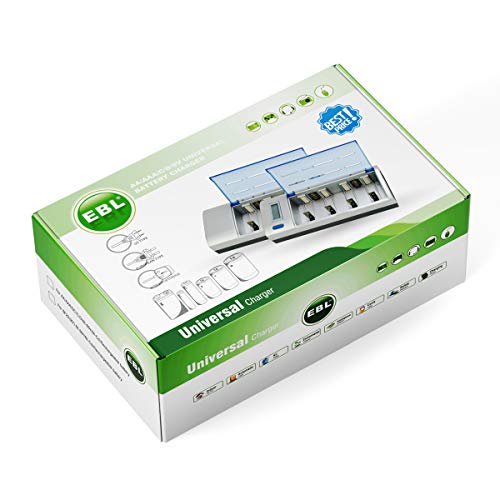 EBL D Akku 10000 MAh – 6 Stück, Ni-MH, Wiederaufladbar, Für Spielzeug & Geräte