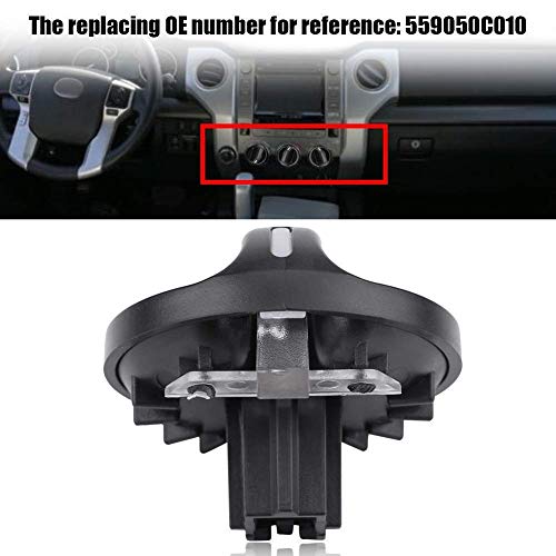 MKING AC Climate Control Knob - Set of 3 - Replaces# 55905-0C010, 559050C010 - Fits Toyota Tundra 2000, 2001, 2002, 2003, 2004, 2005, 2006 - Air Conditioner Replacement Switch - Thumbnail 4