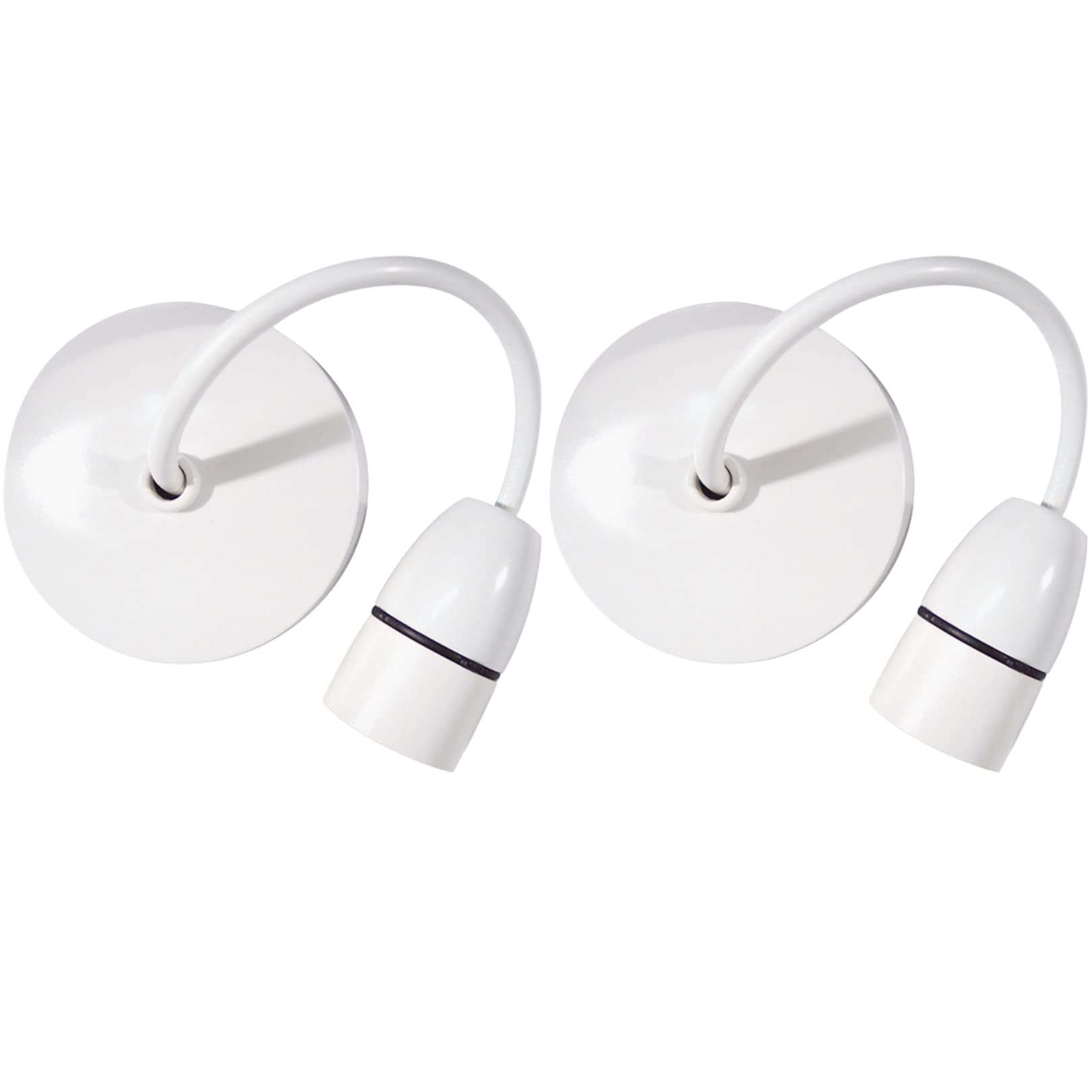 Ceiling Pendant Light Fitting 9 Inch Ceiling Lights Vintage Hanging Light Plastic Lamp Hanging Light for Bed Room, Living Room, Dinning Room and Home Decor (Pack of 2)