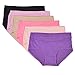 Bolivelan 6 Pack Women's Mid-Rise Stretchy Panties, Softer Than Cotton (6 Color, 8)