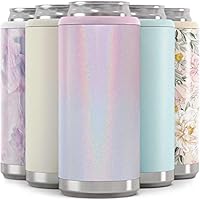 Maars Skinny Can Cooler 12 oz | Double Wall, Insulated Stainless Steel Koozy