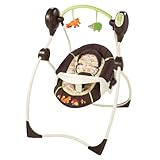 Summer Infant Sweet Sleep Musical Swing, Fox and Friends, Espresso
