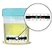 Sterile Urine Specimen Collection Cups with Temperature Strip and Lid, 90ml (27 Pack)