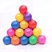 Olymstore 200pcs Baby Ocean Balls Pit Ball, Crush Proof Colorful Soft Plastic Ball Phthalate & BPA Free Playballs, Children Kid Toys Gift Pool Tent Playground Swim Playhouse(5.5 cm-Classic 7 Color)