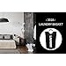 ZERO JET LAG 115L X-Large Laundry Basket Collapsible Fabric Hamper Tall Dorm Laundry Bag with Handles Portable Washing Bin Dirty Clothes Basket for College Bathroom Essentials Storage (Black)