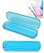 JE Basic Bundle: (1 PCS) Blue Toothbrush + Toothpaste Storage Rectangular Case and (2 PCS) x Toothbrush Silicon Covers