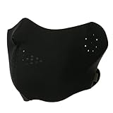 Half Cover Face Mask - Black OSFM