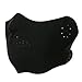 Half Cover Face Mask - Black OSFM