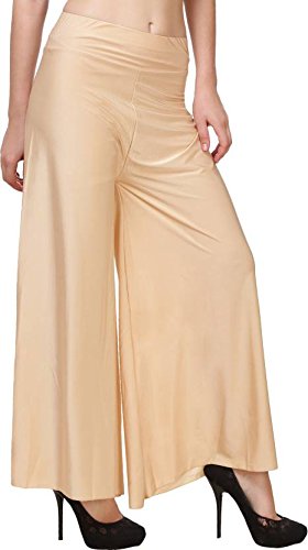 rooliums women's light weight trendy and stylish malai lycra palazzo - free size