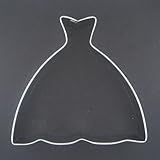 Princess Ball Gown or Wedding Dress Cookie Cutter - 5 Inch