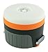 Yeuloum Rechargeable LED Camping Lantern Light with Magnet Base, 4400 mAh Charger for Mobile, Used as Tent Light Night Light and Flashlight (Large-Orange)