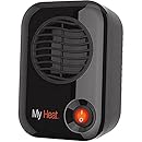 Lasko Model 100 MyHeat Personal Space Heater, Black - Compact Size, Ideal for the Desk or Around the Home Office