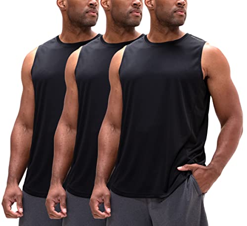 DEVOPS Men's Relaxed-Fit Workout Loungewear Gym Tank Top Sleeveless