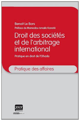 Droit des sociétés et de l'arbitrage international