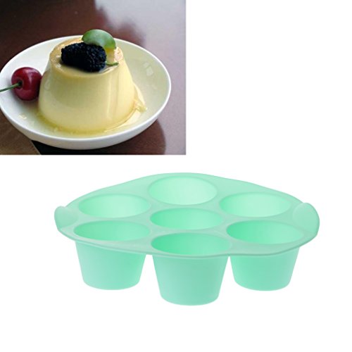 Sixsons 7-Cup Round Silicone Cupcake Cake Mold Baking Chocolate Jelly Muffin Pan Mould
