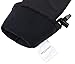 Andorra Kids Premium Weather-Proof Insulation Snow Mittens,Solids,S,Black