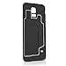 Nsiucion Samsung Galaxy S5 Battery Back Cover, Plain Housing Replacement Plastic Back Cover Case for Samsung Galaxy SV S5 i9600 G900 (Black)